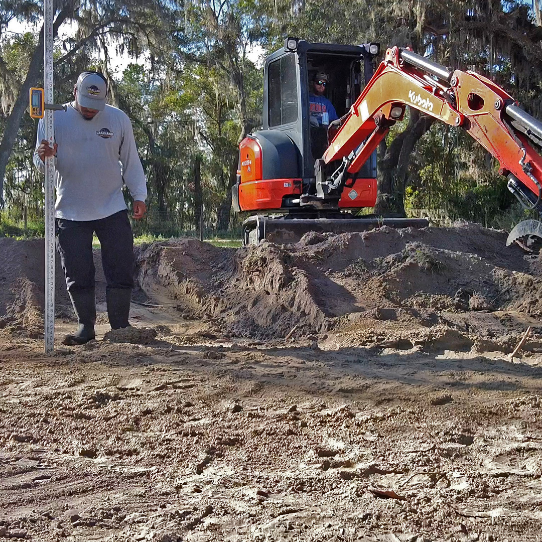 soil grading before installing commercial septic system in Lakeland & Bartow FL
