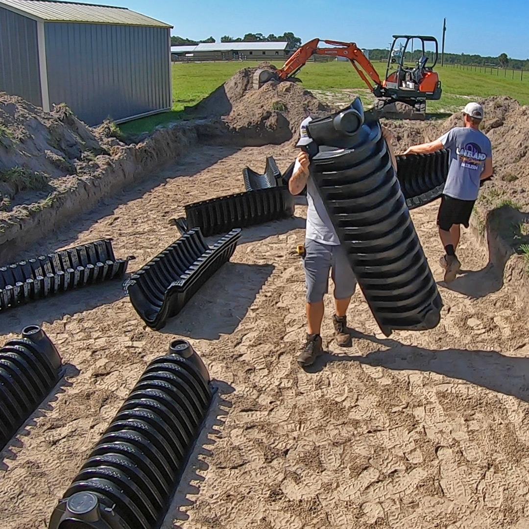 commercial septic drain field installation & repair services in Bartow & Polk City FL