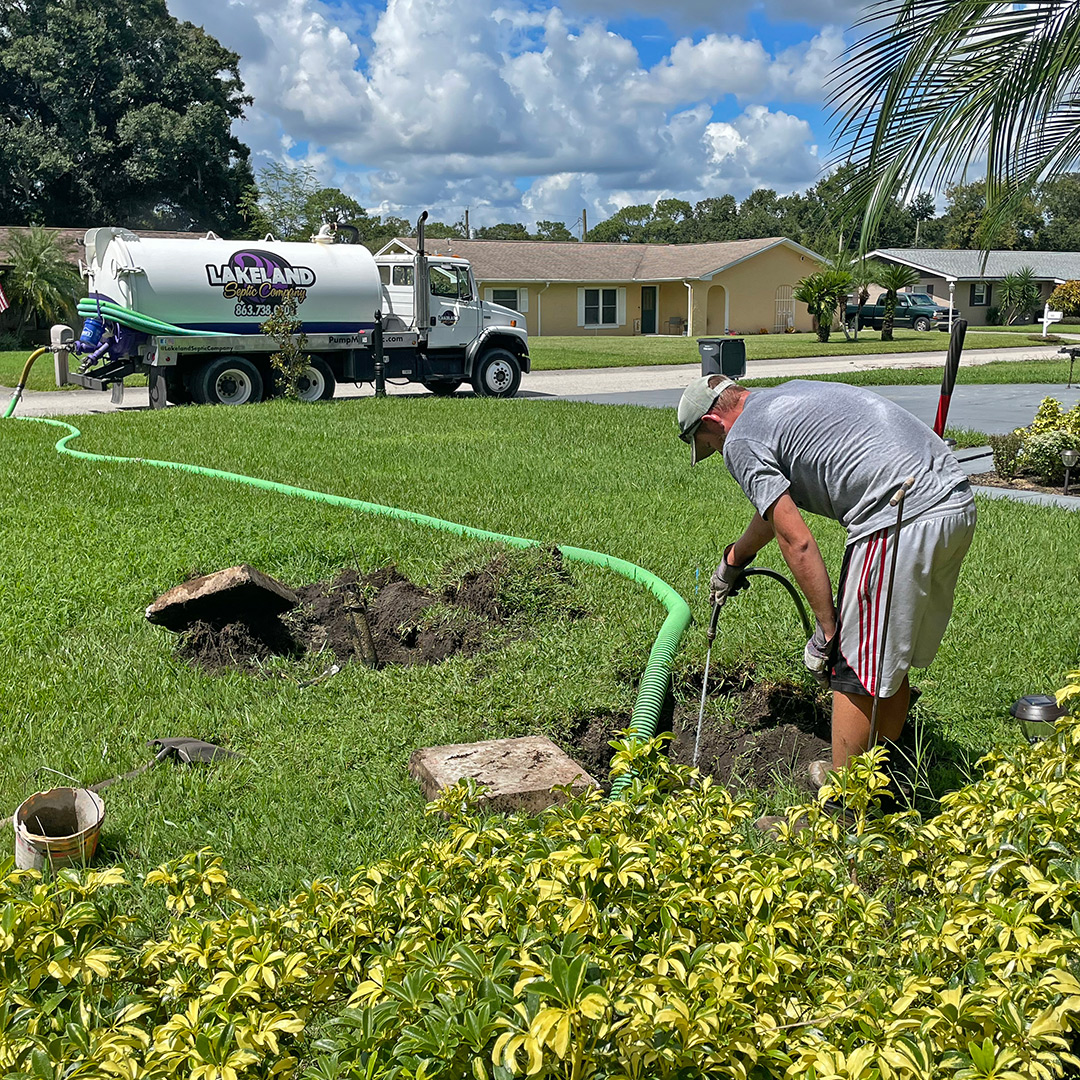 Commercial septic tank pumping & inspections in Winter Haven & Bartow FL