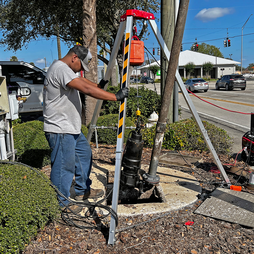 Commercial lift station problems and repairs in Polk City & Auburndale FL