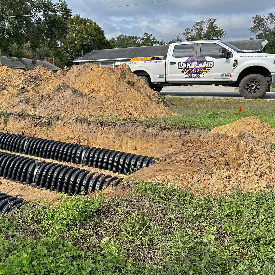 drain field installation service in Bartow & Mulberry FL