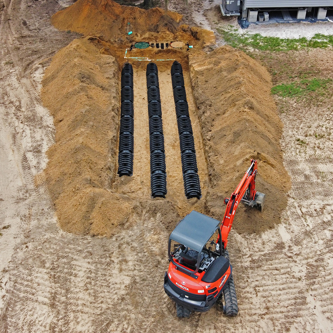 drain field install in Haines City